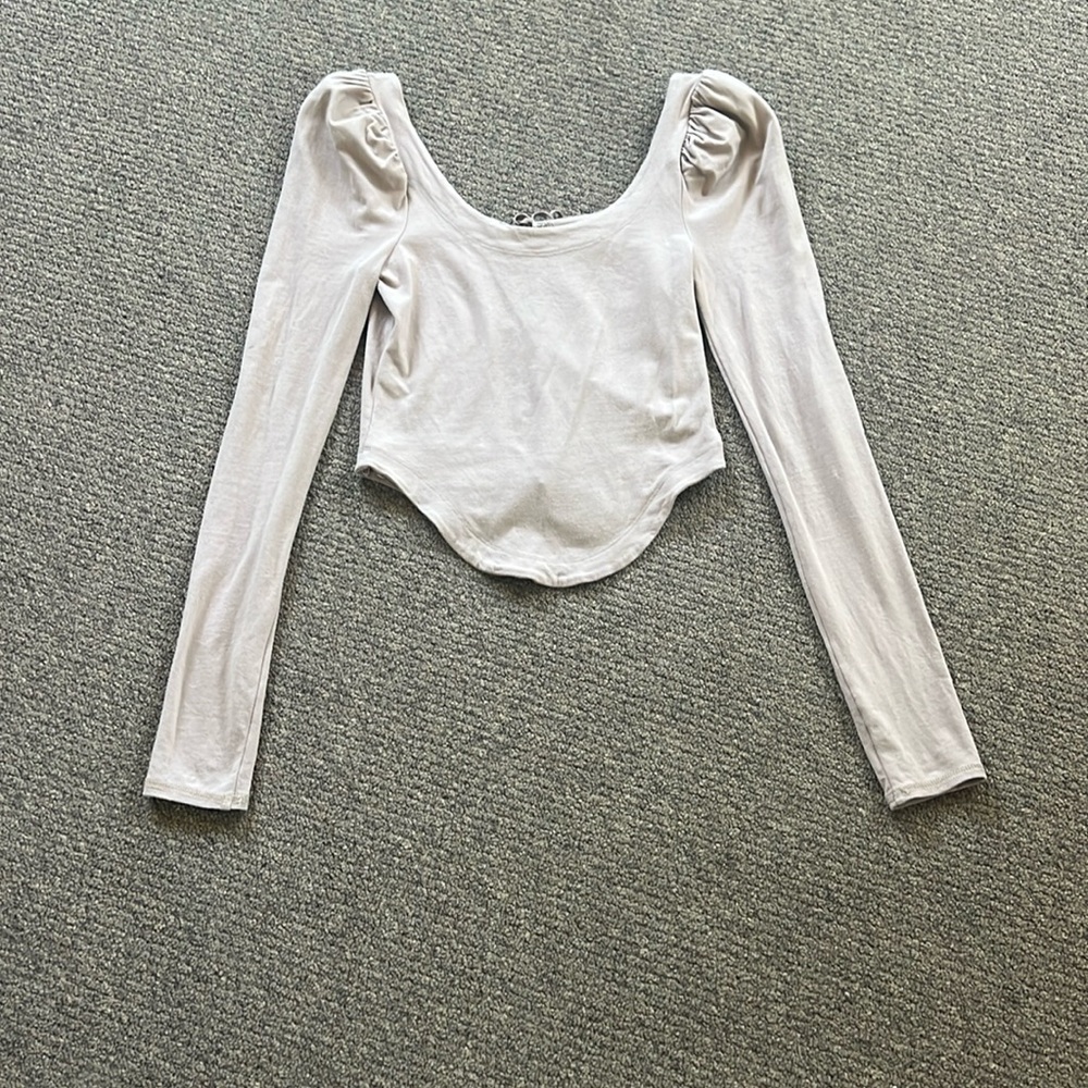 Free People Willow Corset Cropped Top Size Small